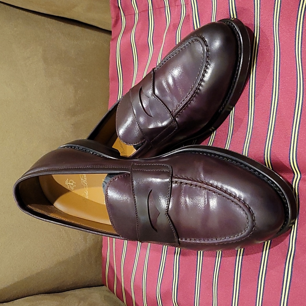 Brooks Brothers Gold Fleece Cordovan Penny Loafer